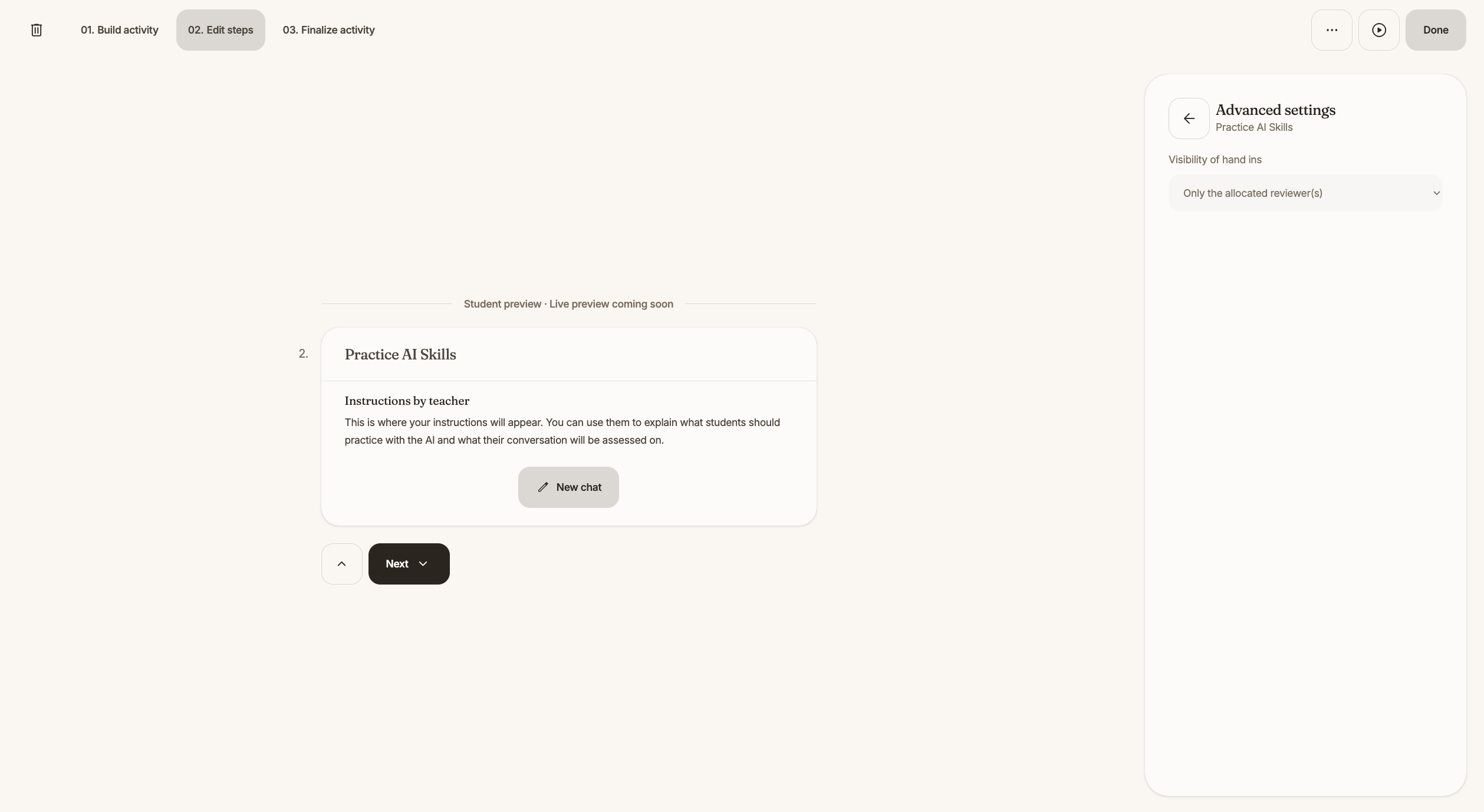 4.AIpracticestepadvsettings_AiPractice.png